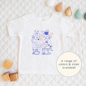 Cats | Children&#39;s Cute Line-Drawn Funny Illustrated Cats T-Shirt, Sweatshirt & Short Sleeve Cute Baby Onesie® Gift For Cat-Lover Kids