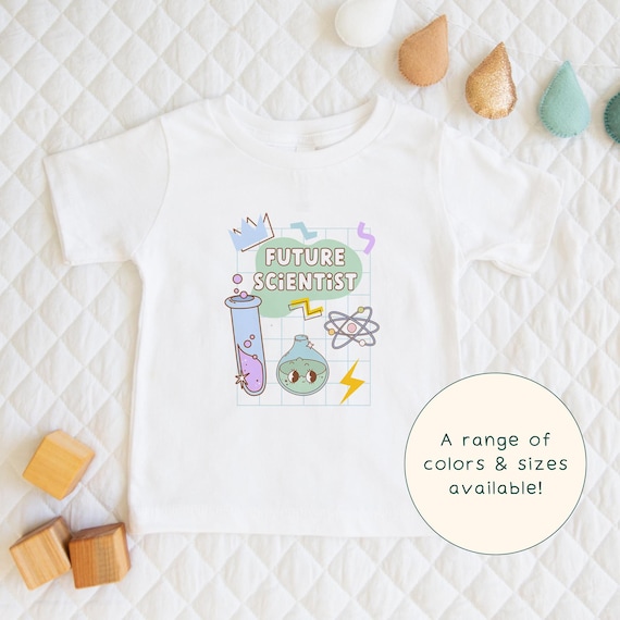 Future Scientist | Cute School Subject Children's T-Shirt STEM Science-Lover Occupational Gift Tee For Kids & Short Sleeve Baby Onesie®