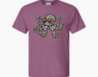 Steampunk Octopus T-Shirt | BlakOpal Designs Original Artwork