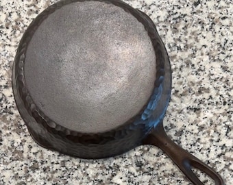 Wagner Ware #5 Hammered Cast Iron Skillet Restored