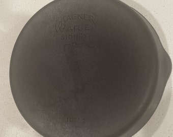 Fully Restored Wagner Ware Sidney -O- #8 Cast Iron Skillet 1058Z - SPINNER