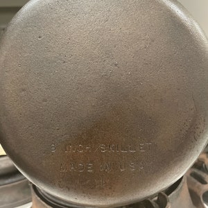 Fully Restored Unmarked Wagner Ware 5 Cast Iron Skillet image 1