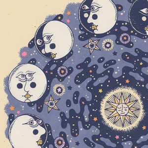 moon phases silkscreen