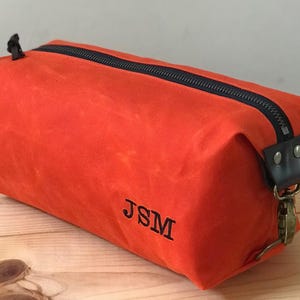 Personalisierte Kulturtasche für Männer, Herren Dopp Kit, Trauzeugen Geschenk, Vatertagsgeschenk, Made in USA
