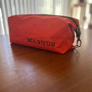 Personalisierte Kulturtasche für Männer, Herren Dopp Kit, Trauzeugen Geschenk, Vatertagsgeschenk, Made in USA