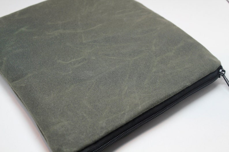 Waxed Canvas iPad Pro 12.9, 10.5 iPad Pro, iPad Pro 9.7, iPad Pro Sleeve, Case, Cover Padded image 3