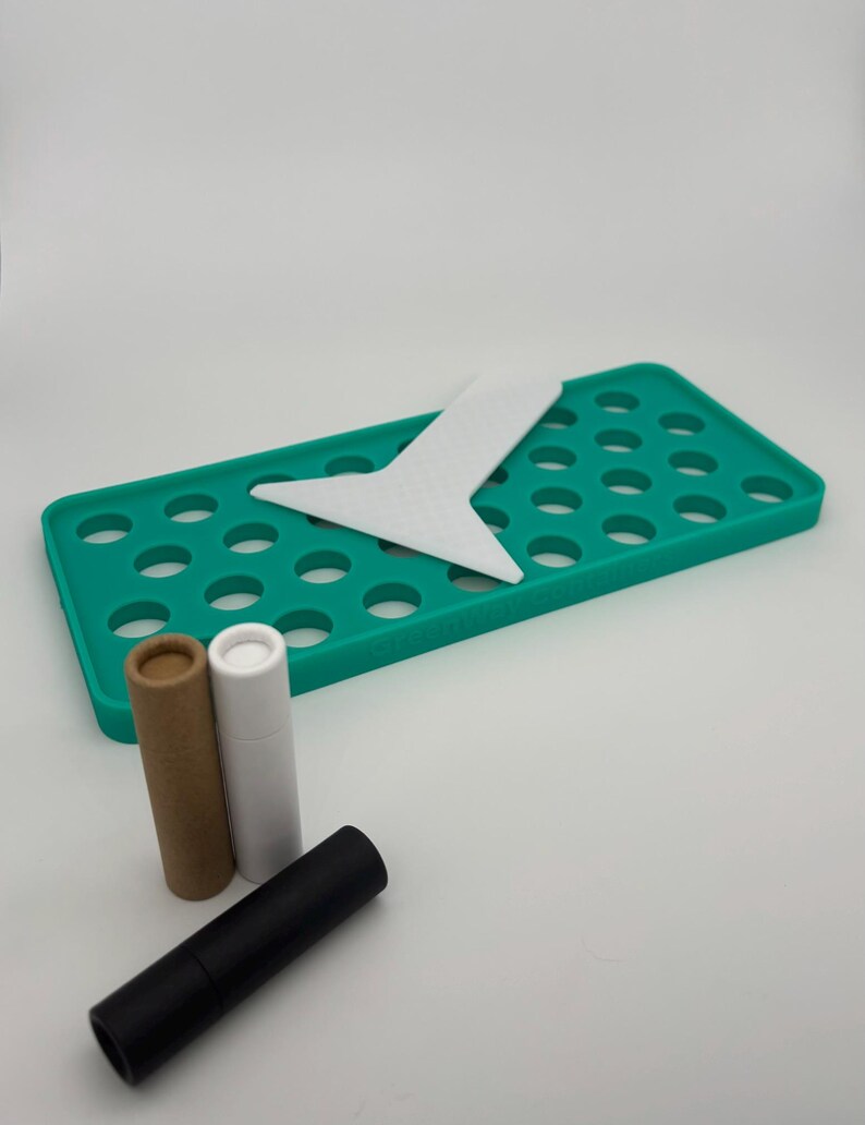 25 Eco Packaging Lip Balm Tubes, .2oz 5g Cardboard Push Up Tube, Cosmetic Eco Friendly Product Packaging image 10