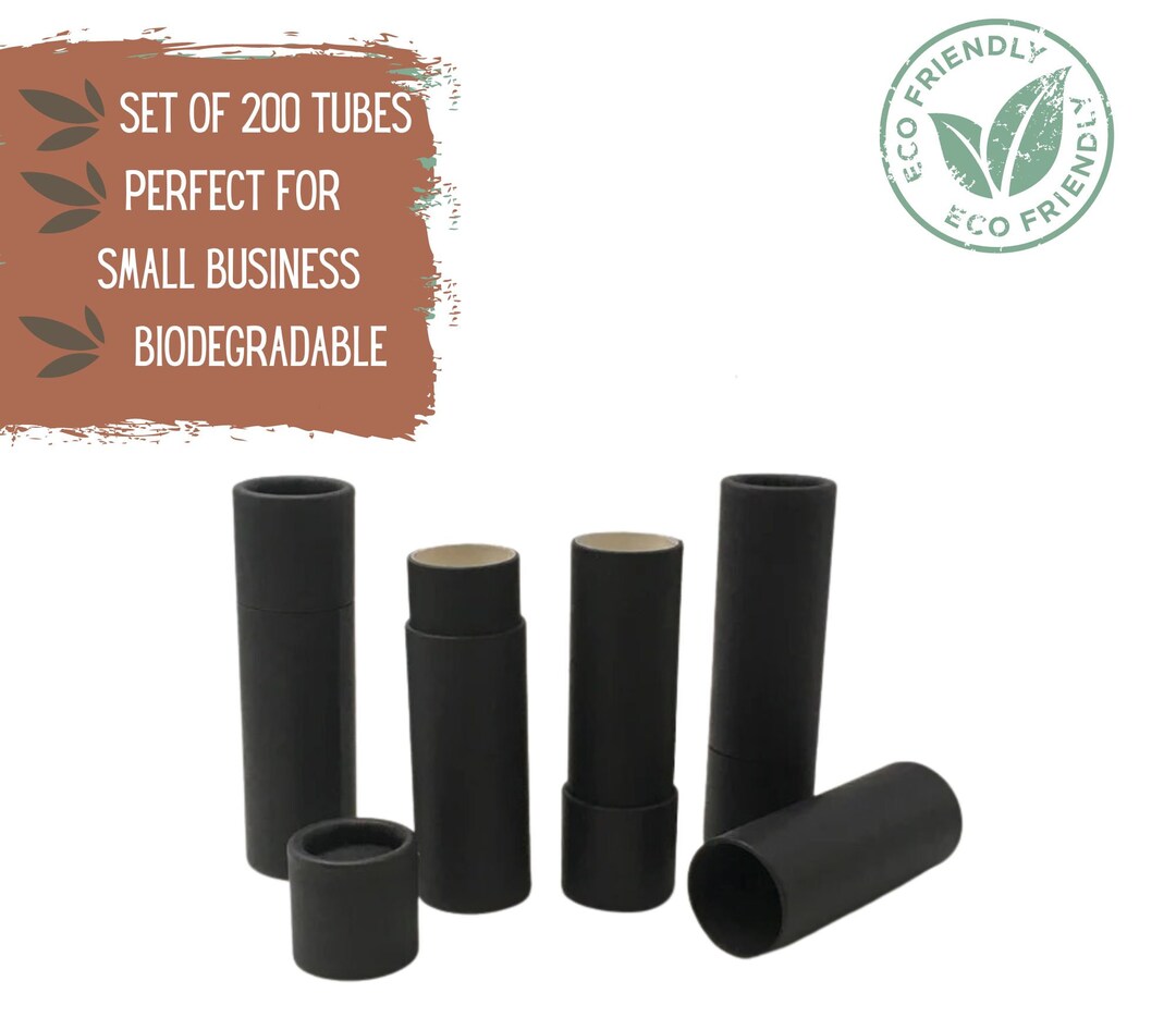 200 Eco Friendly Lip Balm Tubes .3oz 8.5g Recyclable Etsy