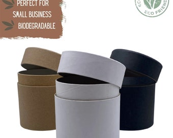 20 Eco  Packaging Jars 10oz 295g - Eco Friendly Cosmetic Packaging for Body Butter, Face Cream or Lotions, Wholesale Biodegradable Packaging