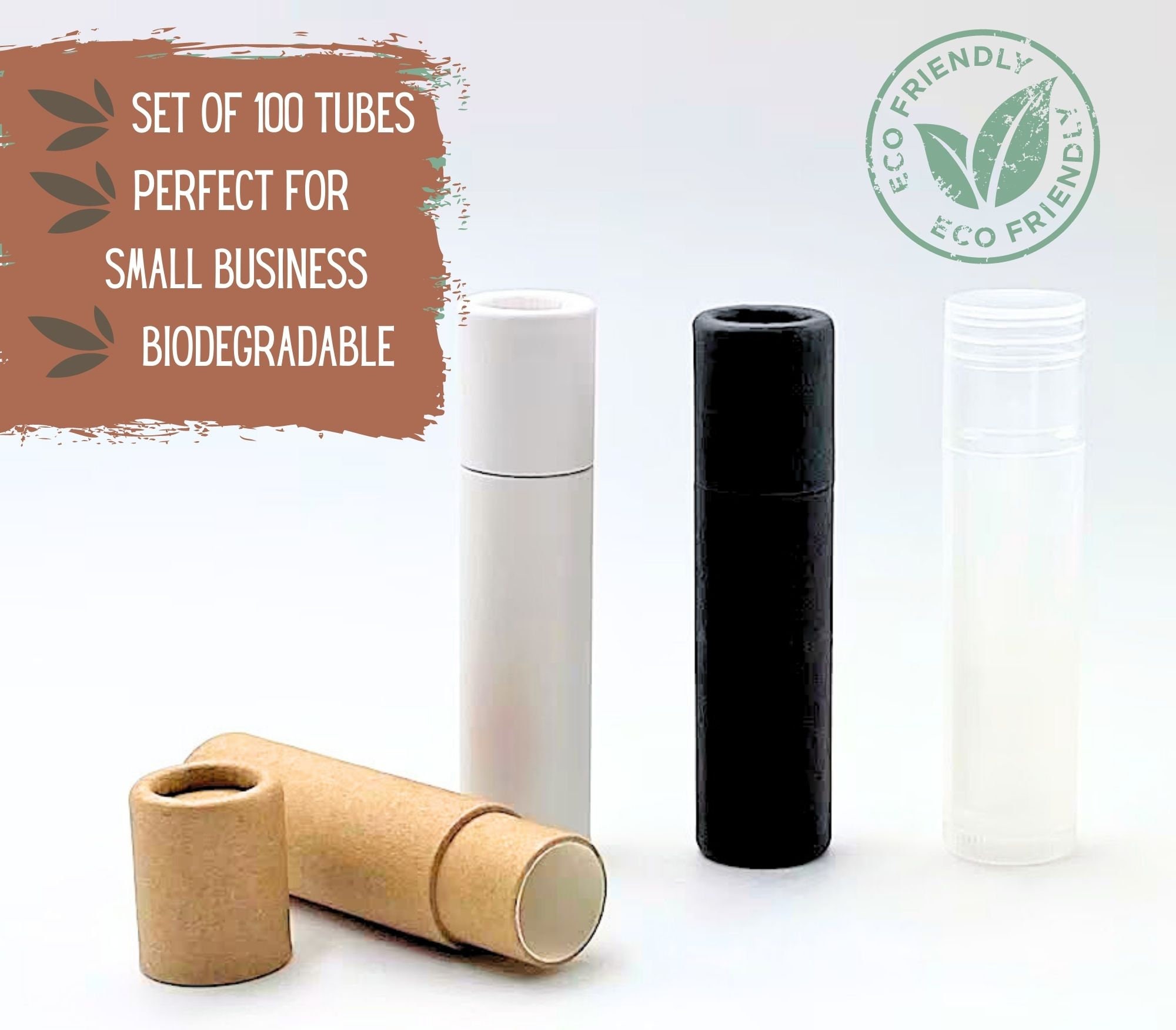 100pcs Flower Food Tubes Plastic Water Flow Tube with Caps Fresh Flower  Water Container for Flower Store Supplies