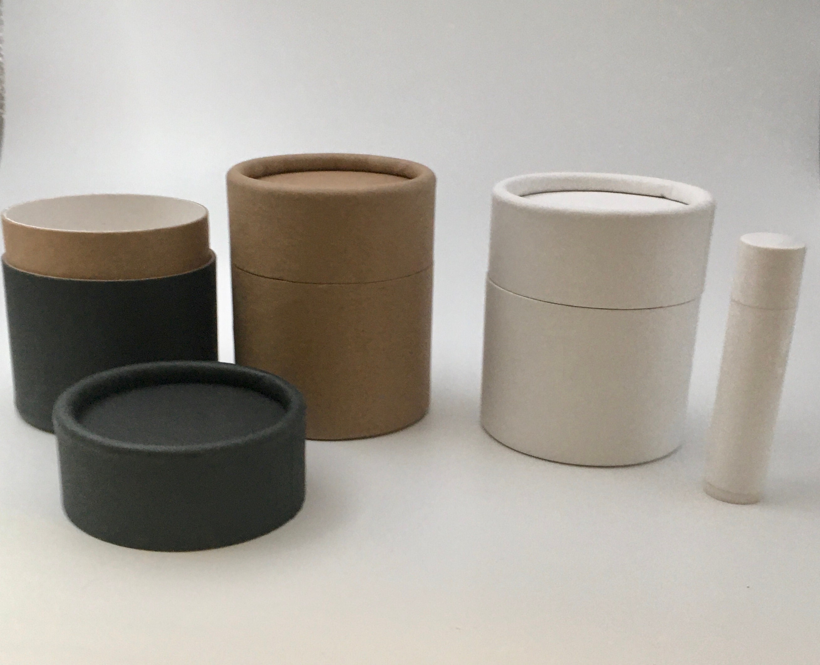 50 Eco Jars 4oz 120g Kraft Paper Cardboard Cosmetics Etsy