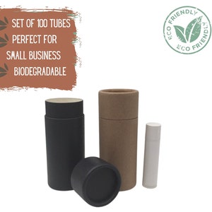 2 X 18 Kraft Mailing Tubes with End Caps - 25pcs