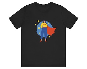 Supermom Graphic Tee – Hero Mom T-Shirt