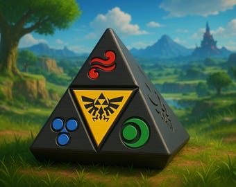 Zelda-Inspired Custom 3D Printed Game Controller Stand: Unique Display for Nintendo Fans