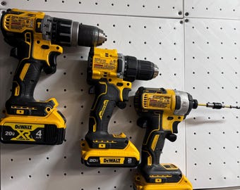 Wall-Mounted Bracket for Cordless Power Tools: Organize Your DeWalt, Milwaukee, Makita & More