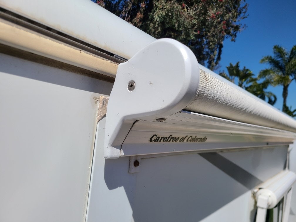 Carefree Slideout Kover II Awning End Caps - Left & Right Replacement Parts for RV Shade