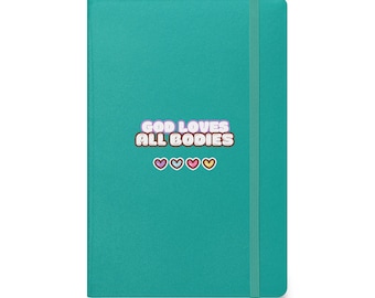 Dios ama todos los cuerpos / Cuaderno de tapa dura / Todos los cuerpos son buenos cuerpos / Positividad corporal / Positividad corporal / Neutralidad corporal / Imagen corporal