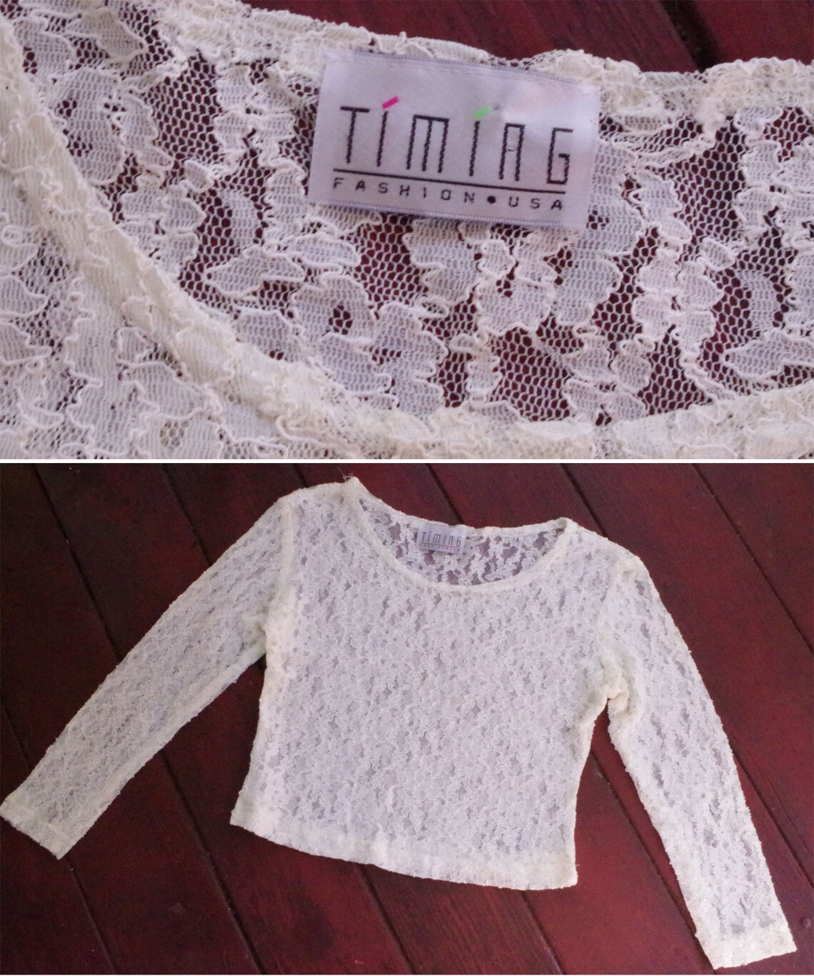 VANILLA 1980's 90's Vintage Sheer Sexy Cream White - Etsy