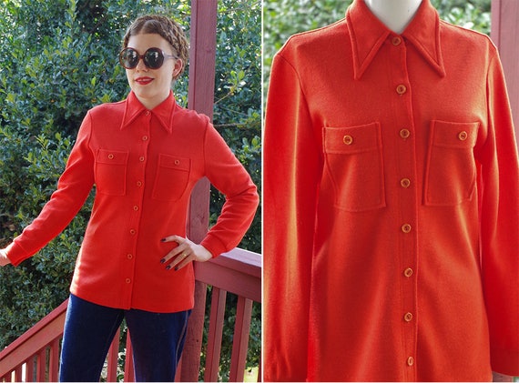 TANGERINE Dream 1960's 70's Vintage Bright Orange… - image 1