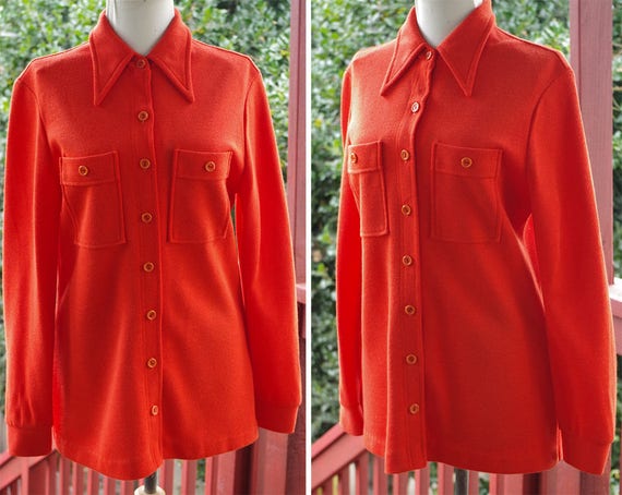 TANGERINE Dream 1960's 70's Vintage Bright Orange… - image 3