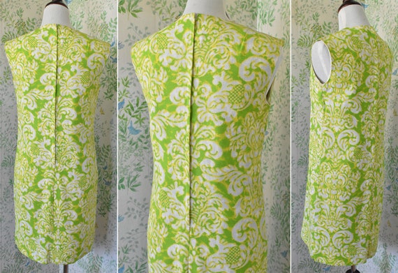 FILIGREE 1960's Vintage Bright Lime Green Yellow … - image 6