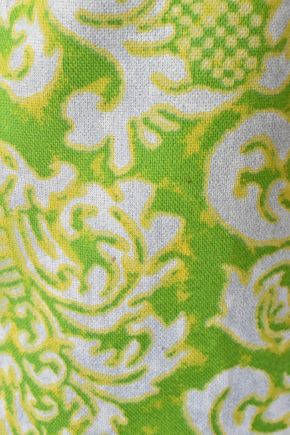 FILIGREE 1960's Vintage Bright Lime Green Yellow … - image 8