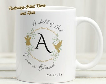 Personalized Baptism Present Ideas for Baptism Celebration Gift for Christian Church Decoration Angel for Baptised