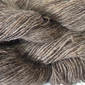 Myrrhwood Farm Fingering Weight Gray Icelandic Singles Yarn 786