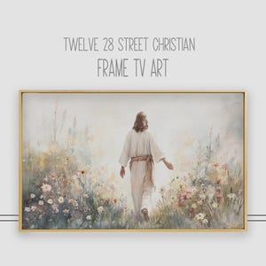Jesus Christ Frame TV Art: Christian Digital Download