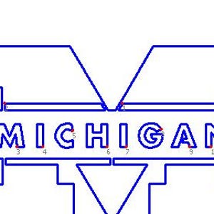 Michigan M DXF Klaar om te knippen