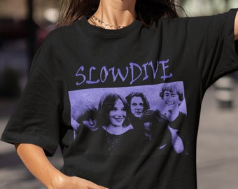 slowdive, Slowdive promo tee, Slowdive oversized tee, slowdive retro t-shirt, slowdive vintage tee, The Style Spot premium, TSS-P