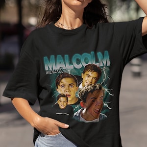 Malcolm Wilkerson, Malcolm in the middle tee, Malcolm Wilkerson retro t-shirt, oversized tee, the style spot ptemium, TSS-P