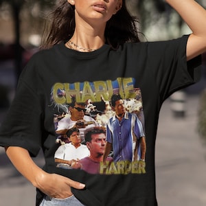 Charlie Harper, charlie harper t-shirt, charlie harper retro t-shirt, charlie vintage t-shirt, the style spot premium, TSS-P