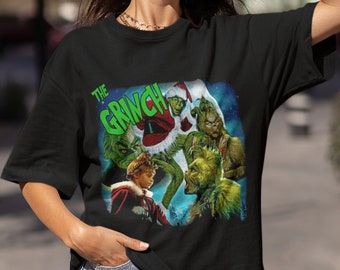 90s Grinch Wear “the Grinch Who Stole Christmas” Graphic T