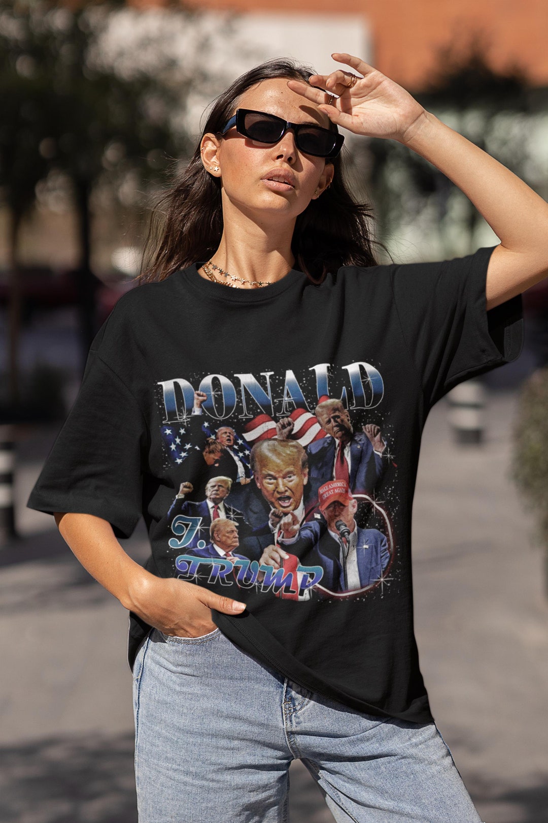 Donald Trump, Donald Trump 90s Vintage Bootleg Style T-shirt, Donald