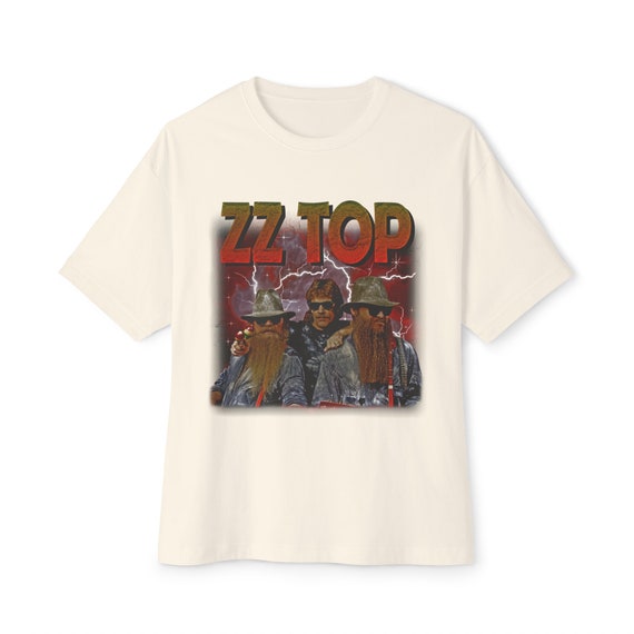 ZZ TOP, Zz Top, T-shirt, Zz Top Retro T-shirt, Zz Top Oversiezed