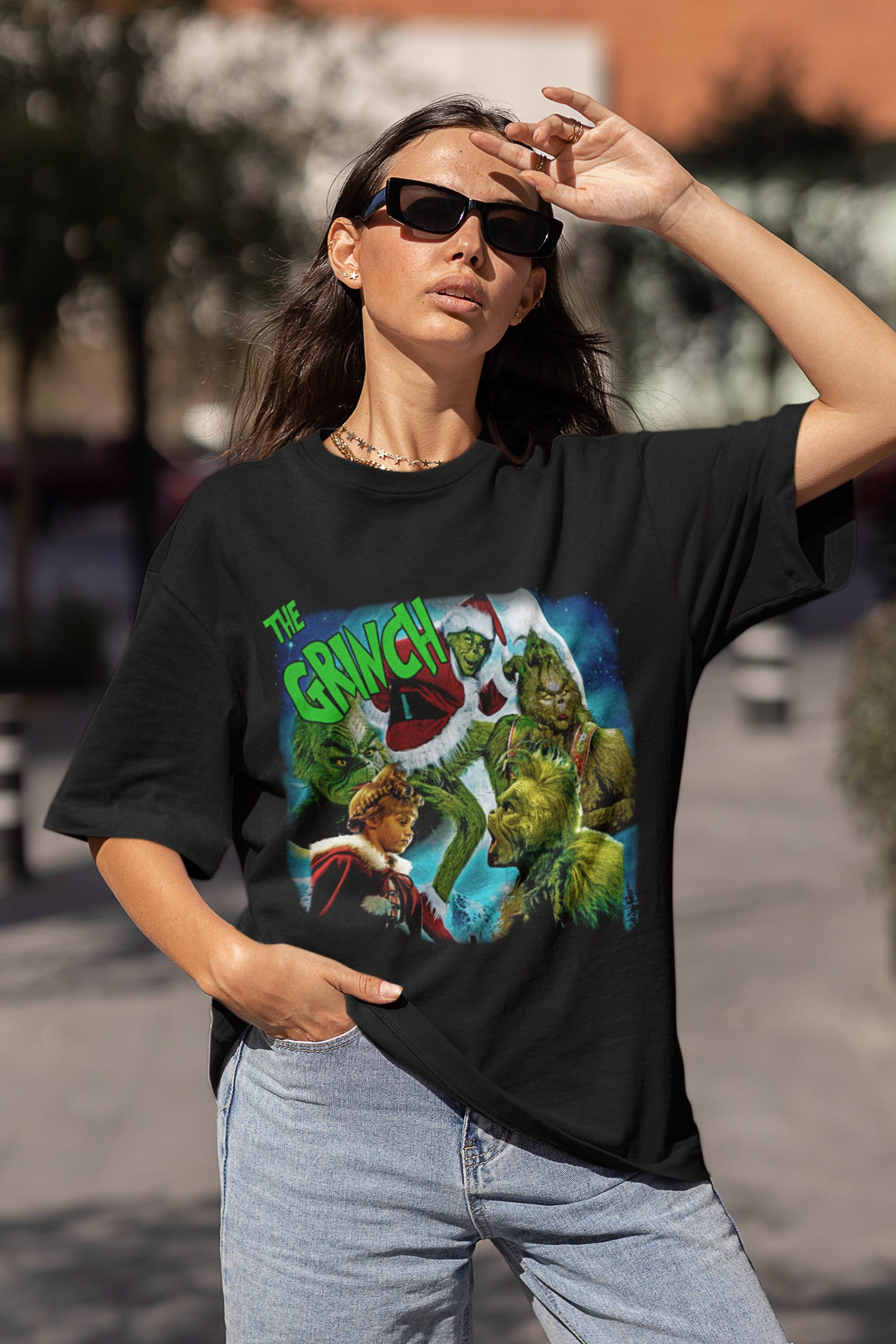The Grinch, the Grinch Oversized Tee, the Grinch Tee, the
