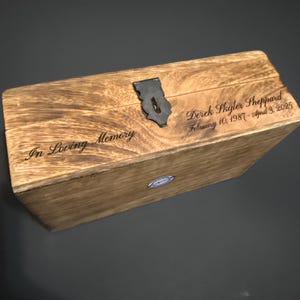 Personalized Mango Wood Tree of Life Engraving Beautifully Keepsake Box Jewellery Organiser Unique Gift Ideas for Men & Women