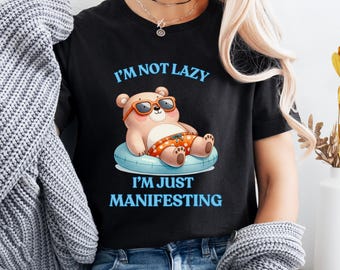 Manifesting Unisex Tee: Empowering Cotton T-Shirt