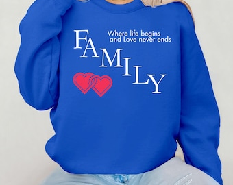 Romantic Hearts Sweatshirt: Unisex Cozy Crewneck