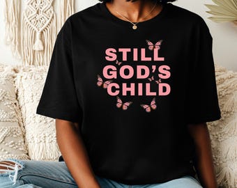 Butterfly Christian Tee: Inspirational Unisex Jersey Shirt