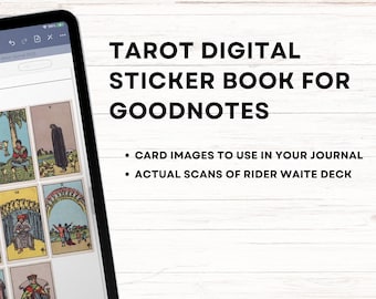 Goodnotes Tarot Digital Sticker Book (Rider Waite Deck)