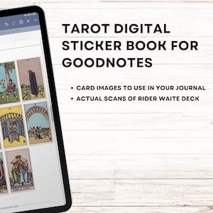 Rider Waite Stickers, Full Tarot Deck Stickers, Tarot Planner