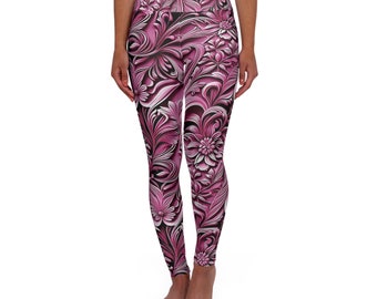 Pink High Waisted Yoga Leggings