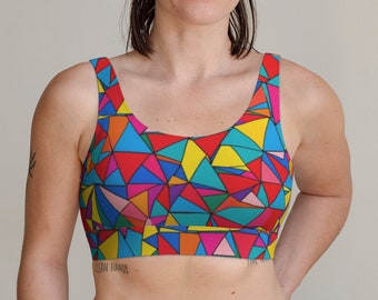 Regenbogen-Bralette