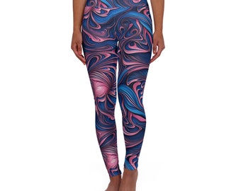 Psychedelic High Waisted Yoga Leggings