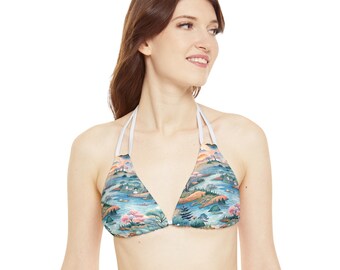 Out for Vacation Strappy Triangle Bikini Top