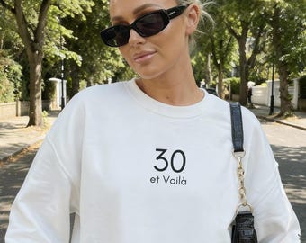 30th Birthday T-Shirt for Women et voilà – 30 Years T-Shirt for Women and Men – 30th Birthday Gift Ideas – 30th Birthday Outfit Sweater 1996