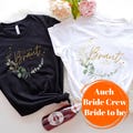 Personalized Bride Team T-Shirt with Name, Bachelorette Party Shirt for Women, Team Bride Sweater, Bride to Be Crew Shirts product logo