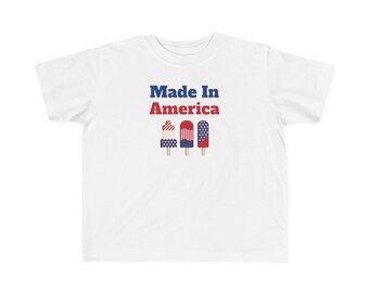 Toddler Made in America w/popsicle Tee